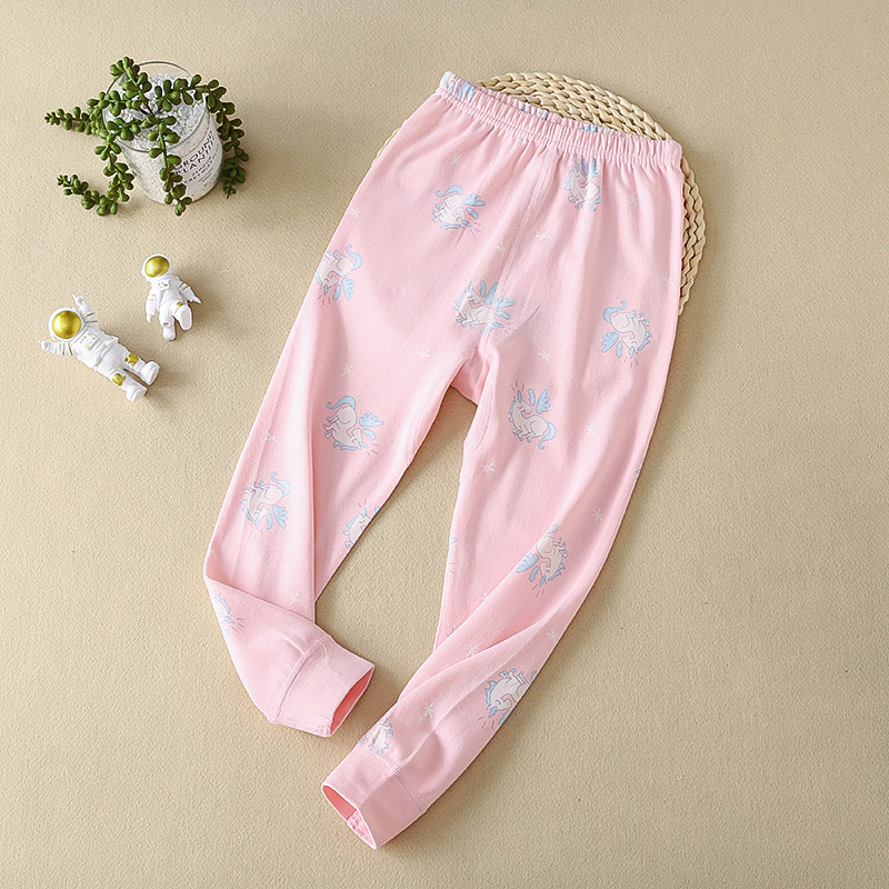 君秀小彩虹女童秋裤2021新款纯棉单条衬裤儿童棉毛裤女孩家居裤子,淘宝优惠券,粉丝福利购,淘宝优惠卷