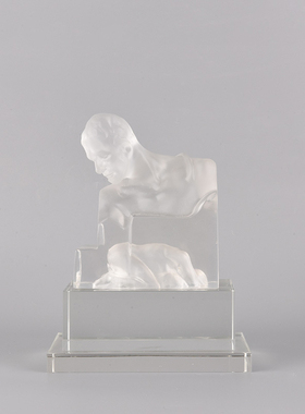 现代轻奢人像雕塑树脂抽象艺术摆件酒店客厅玄关北欧家居软装饰品