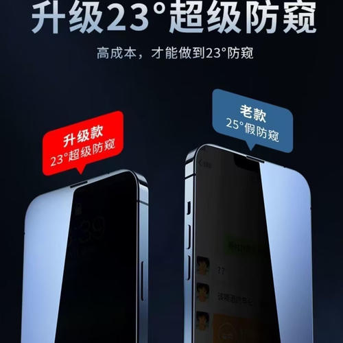 适用红米K70K60K50防窥无尘舱钢化膜小米17/15/14全屏覆盖Note14/13防摔防爆Turbo4护眼蓝光防指纹+手机膜pro - 图2