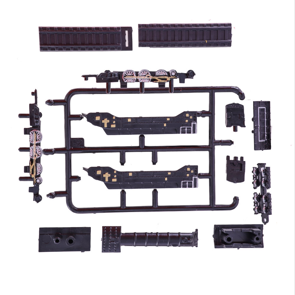 9款 迷你火车拼装模型仿真高铁蒸汽火车儿童玩具收藏摆件