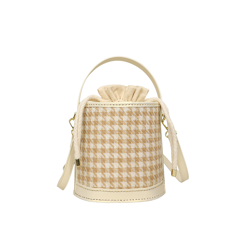 宋锦布水桶包diy手工编织水桶包单肩斜挎包自制材料包送女友礼物 - 图3