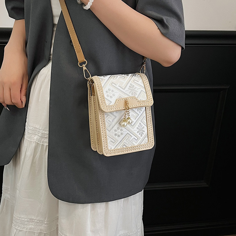 宋锦布料diy材料包亲手缝女包新款简约小方包时尚单肩斜挎手机包,淘宝优惠券,粉丝福利购,淘宝优惠卷