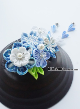 纯手工制作吊穗和服发夹