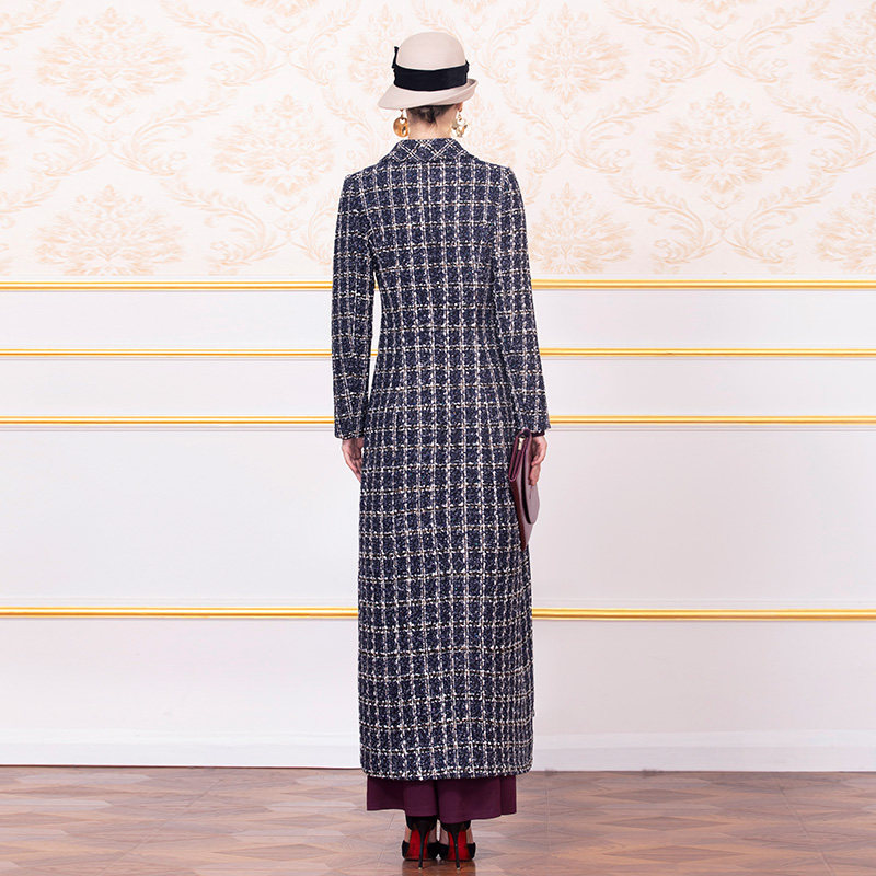 帝弗润驰赫本风毛2019秋冬呢大衣 帝弗润驰毛呢外套