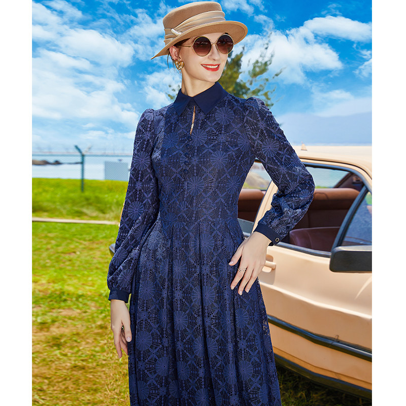 帝弗润驰春装高端奢华大牌连衣裙 帝弗润驰连衣裙