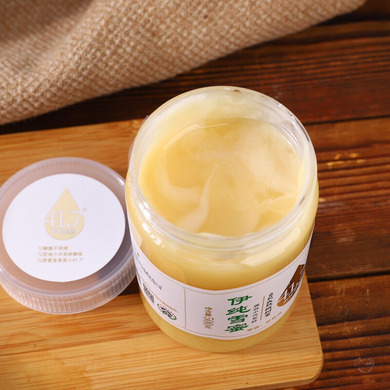 椴树蜜洋槐百花蜜东北黑蜂雪蜜500g 伊纯蜂蜜