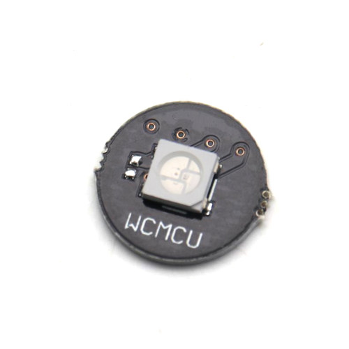 1位 圆形 WS2812B RGB LED Breakout 全彩驱动 彩灯 智能控制模块 - 图0