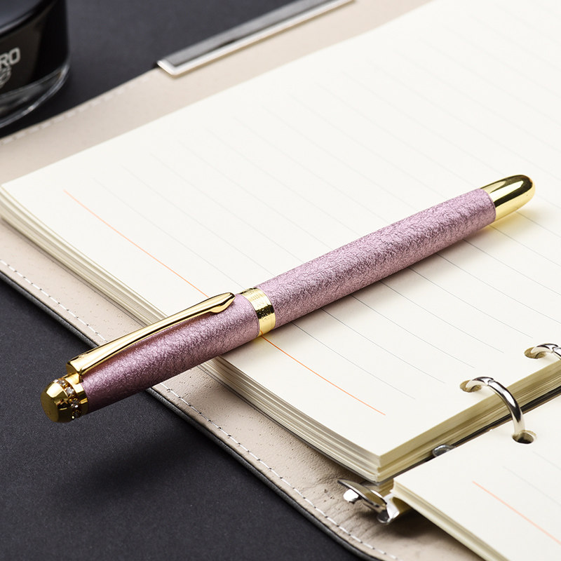 Hero/英雄1520墨水钢笔套装女男成人商务办公墨囊练字美工硬笔书法弯尖弯头学生送礼复古免费定制签字