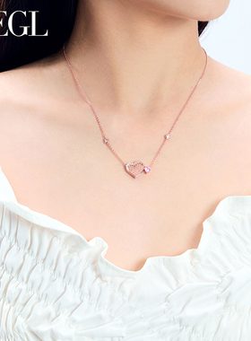 ZEGL设计师小心弦爱心项链女款