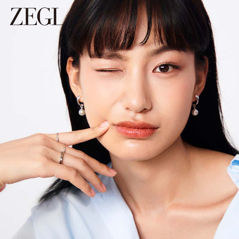 ZEGL999纯银素圈戒指女款小众设计高级感时尚个性食指戒套戒尾戒 - 图0