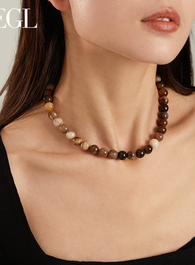 ZEGL时尚美拉德串珠项链