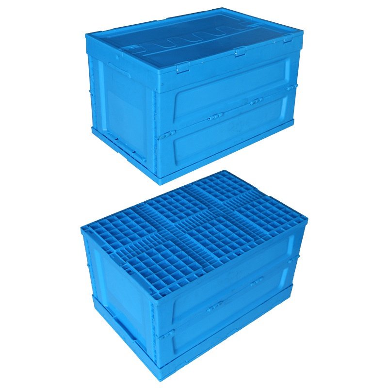 塑料折叠箱物流运输内倒式收纳箱蔬菜水果可翻盖可折叠周转箱加厚,淘宝优惠券,粉丝福利购,淘宝优惠卷