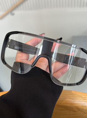 骑行专用墨镜男女护目镜一体片大框太阳眼镜防紫外线防风休闲滑雪