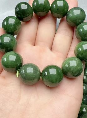 和田玉K18碧玉手串（多样性发货1）