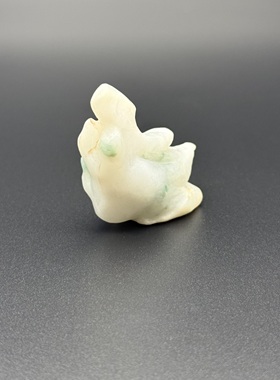 孤品手作翡翠原石随形装饰礼物家居书房办公室禅意摆件和平鸽抽象