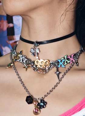 定制字母手链/千禧辣妹diy个性