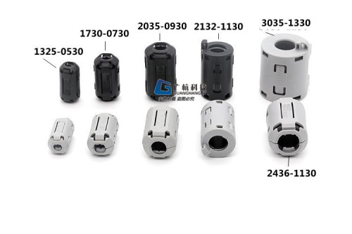 卡扣式可拆卸滤波抗干扰磁环磁扣屏蔽磁环消磁环-图0