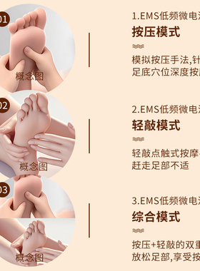 足底按摩器全自动揉捏热敷放松