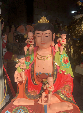 做工精致厂家直销九龙圣母佛像