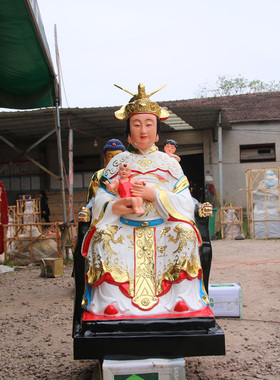 做工精致厂家直销树脂送子娘娘像