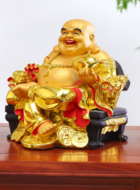 做工精致祝福家用龙椅弥勒佛