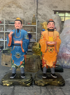 厂家直销树脂张天师佛堂高度摆件