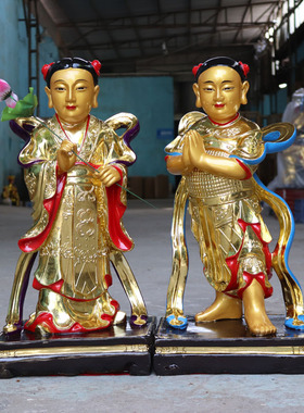 厂家直销树脂玻璃钢无极老母摆件