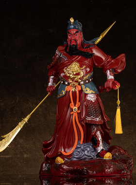 厂家直销树脂关公武财神招财摆件