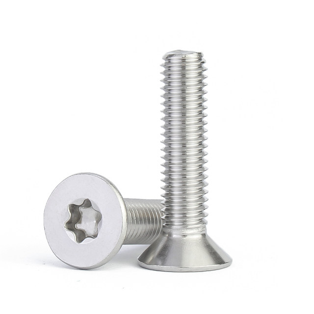 304 stainless steel countersunk head plum screw GB2673 flat head bolt M1.4M2-M12
