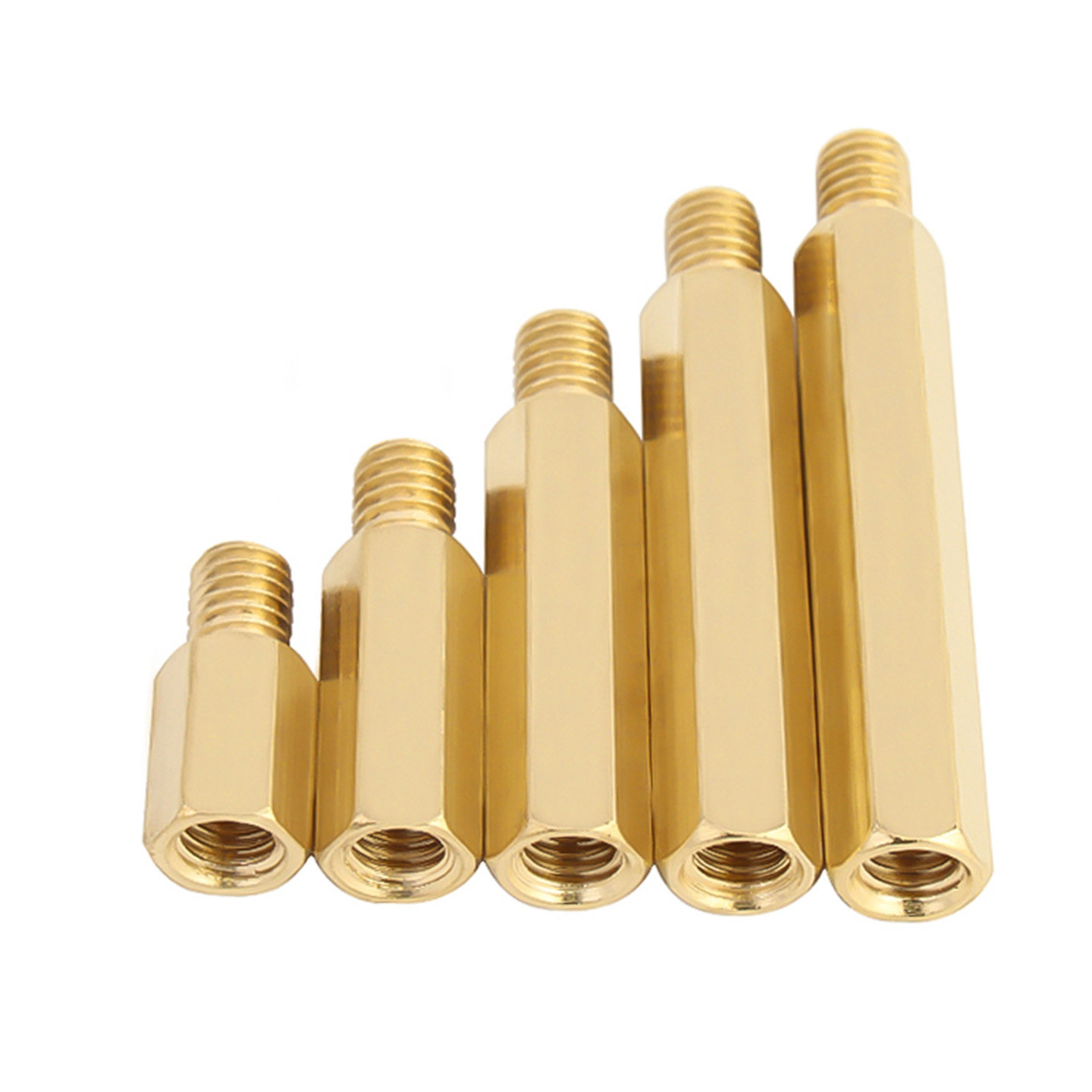 六角铜柱单头铜螺柱电脑机箱主板螺丝帽钉单通螺母间隔离柱支撑柱,淘宝优惠券,粉丝福利购,淘宝优惠卷