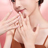Saturday blessing gift gold ring women's 5d hard gold ingot ring tail ring red rope pure gold hand jewelry pricing