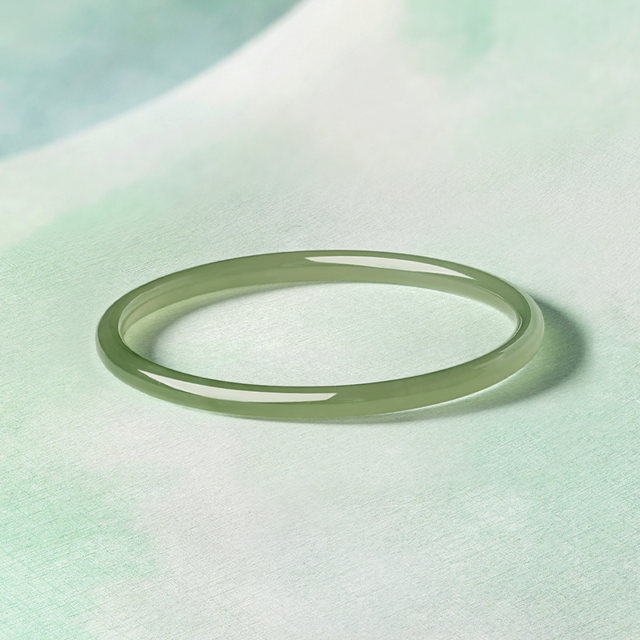 Saturday blessing Hetian jade bracelet sapphire jingle bracelet