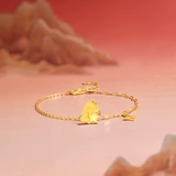 Суббота FU 5G Golden Dragon Bracelet Женский xioolong Zinglong Zonglong Dragon Valuation Foot Foot Golden Hand Подарок подарки подарки