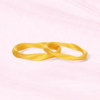 Saturday blessing gold-denominated solid gold ancient method Möbius ring lasting love ring holiday new holiday gift