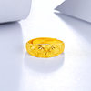 Saturday blessing gold ring women's foot gold living ring