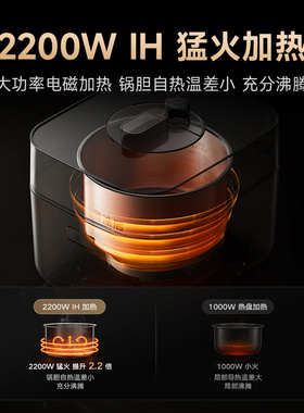 【新品】小米官旗米家IH电压力锅0涂层双胆112KPa家用高压电饭煲