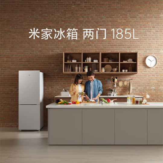 小米米家185L双门双开门家用省电超薄冷冻冷藏租房宿舍小型小冰箱