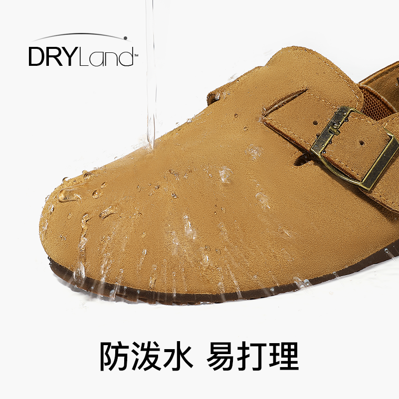 ubz防水勃肯鞋女2023新款豆豆鞋 ubz单鞋