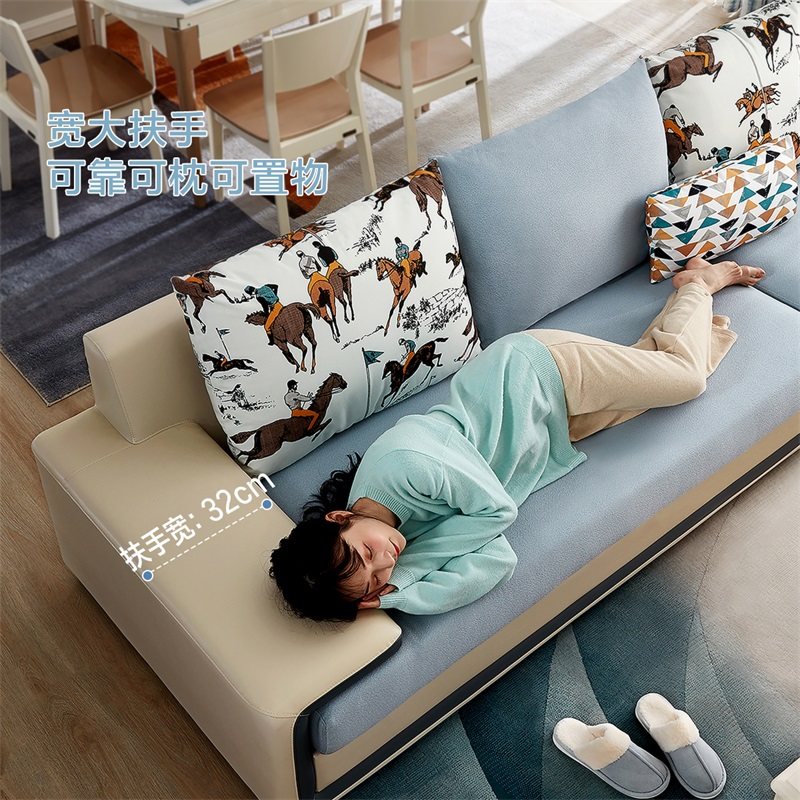 全友家居现代简约风实木框架布艺沙发大户型客厅家用l型转角沙发,淘宝优惠券,粉丝福利购,淘宝优惠卷