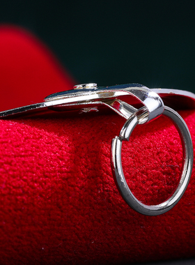 菩提树下铜镜手工打磨镜凸镜凹面镜吉祥铜镜随身挂坠挂件铜镜