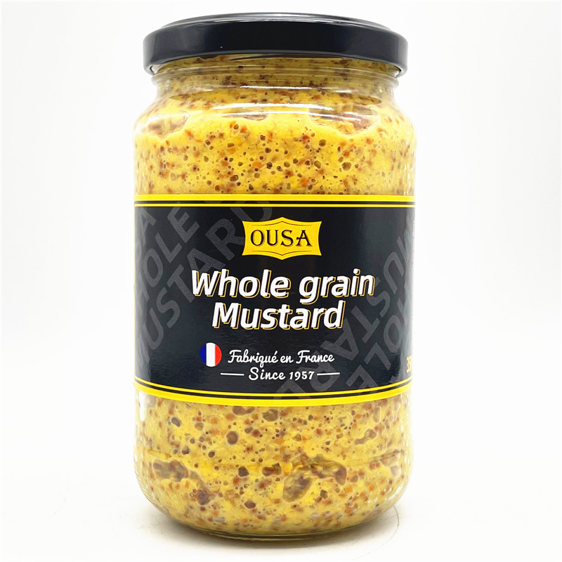 Ousa Dijon Mustard法国进口欧萨大藏芥末酱芥末籽酱复合调味酱-图2