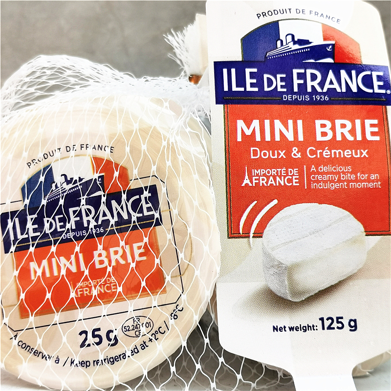 125g ILE De France Petit Camembert法兰希小金文、小布里奶酪 - 图0