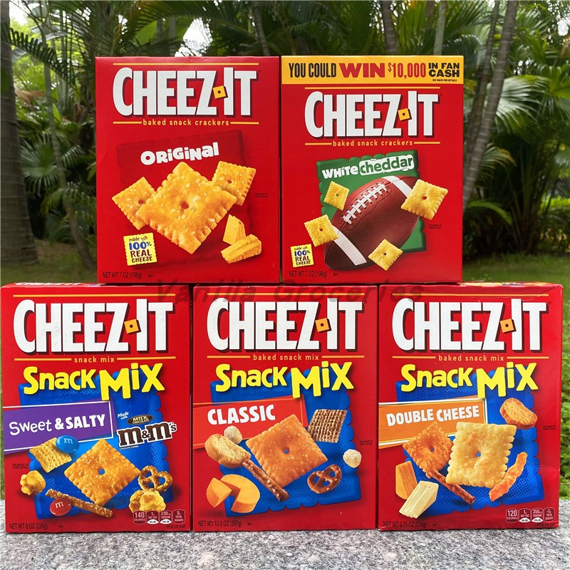 CHEEZ IT Crackers With Real Cheese美国纯正切达芝士奶酪味饼干 - 图1