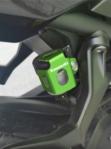 适用川崎 ninja400 后油壶铝合金后刹车杯Z400保护壳改装油壶盖 - 图0