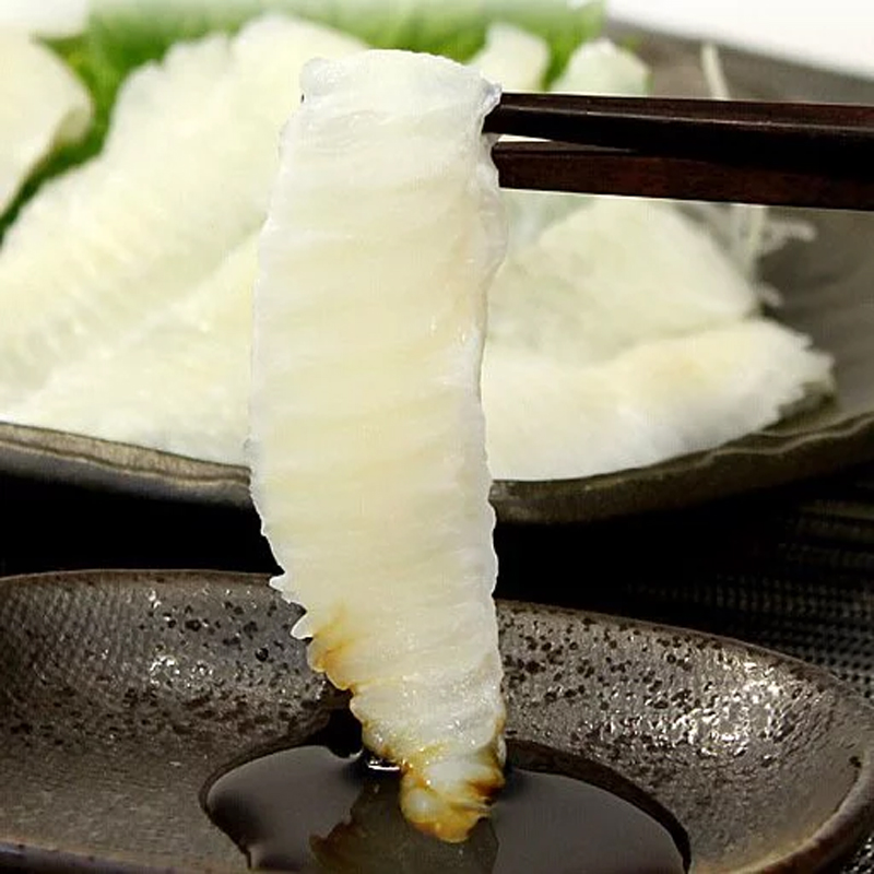 日本青森产生食左口鱼裙边鲽鱼裙边 比目鱼裙边料理刺身生鱼片1kg - 图1