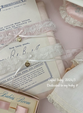 Cupid Baby 美貌古董感小物合集 # 花边网纱蝴蝶结丝带 手作项圈