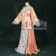Pink and orange Xiuhe clothing, the same style as the ancient costume