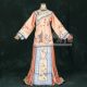 Pink and orange Xiuhe clothing, the same style as the ancient costume