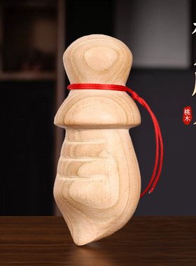 2026网红桃木小胖刀小李小肥刀挂件手雕尚方小孩饱剑卡通