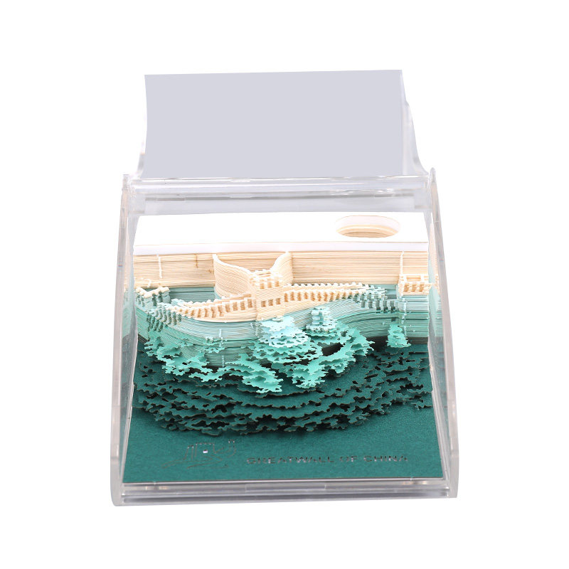 万里长城3D立体便签纸创意纸雕建筑国风高颜值手撕艺术品国风定制,淘宝优惠券,粉丝福利购,淘宝优惠卷